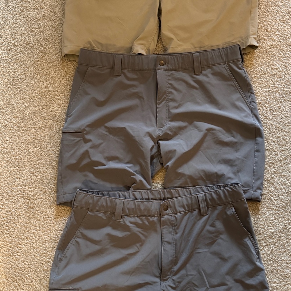 Men's Carhartt Tan and Gray Shorts Set XL
